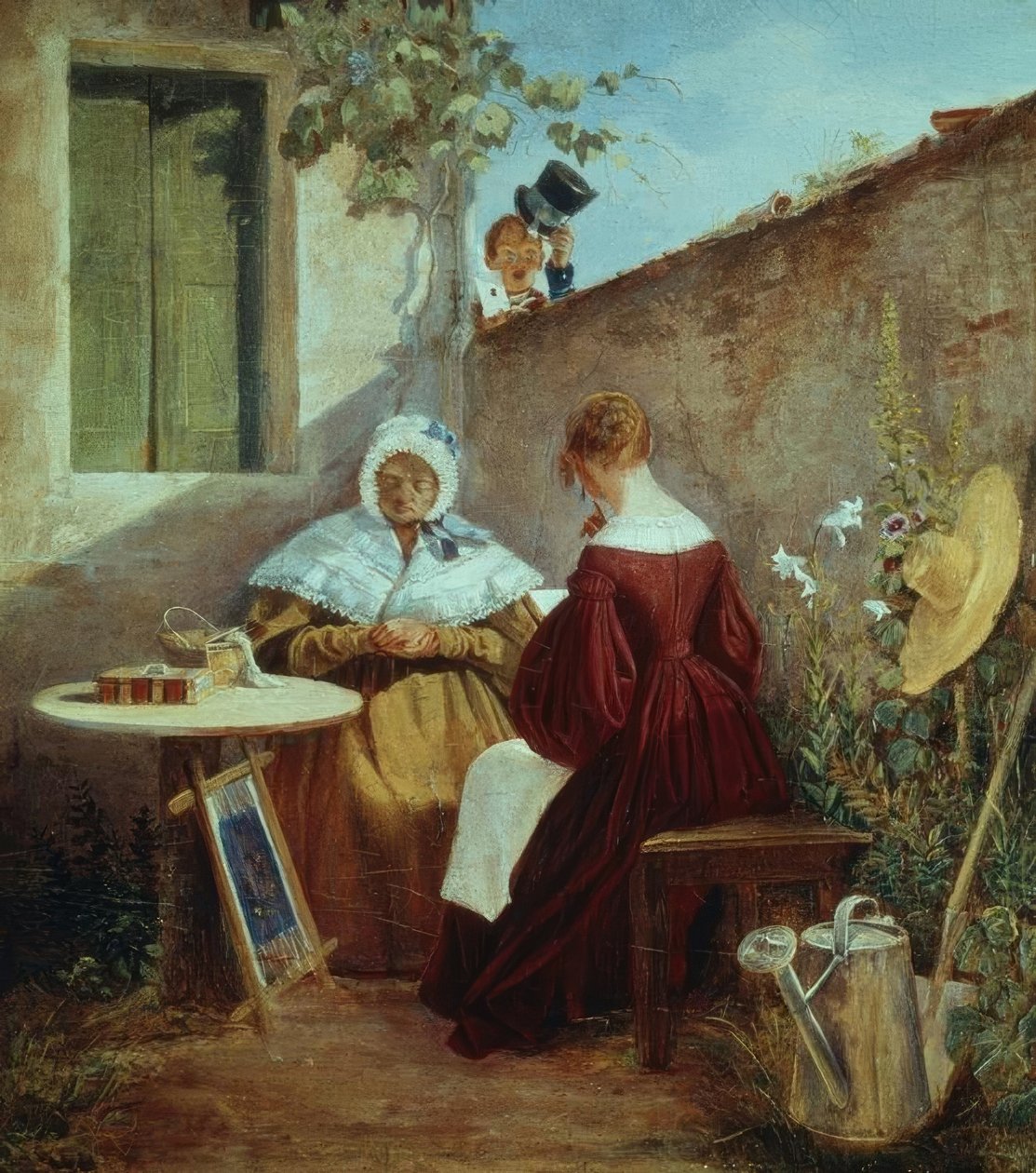 A szerelmes levél alkotó: Carl Spitzweg