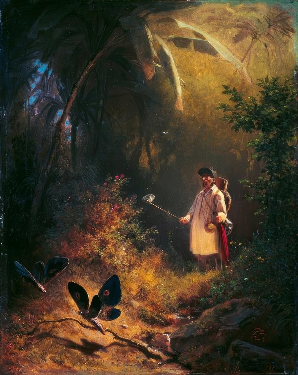 A lepkefogó alkotó: Carl Spitzweg
