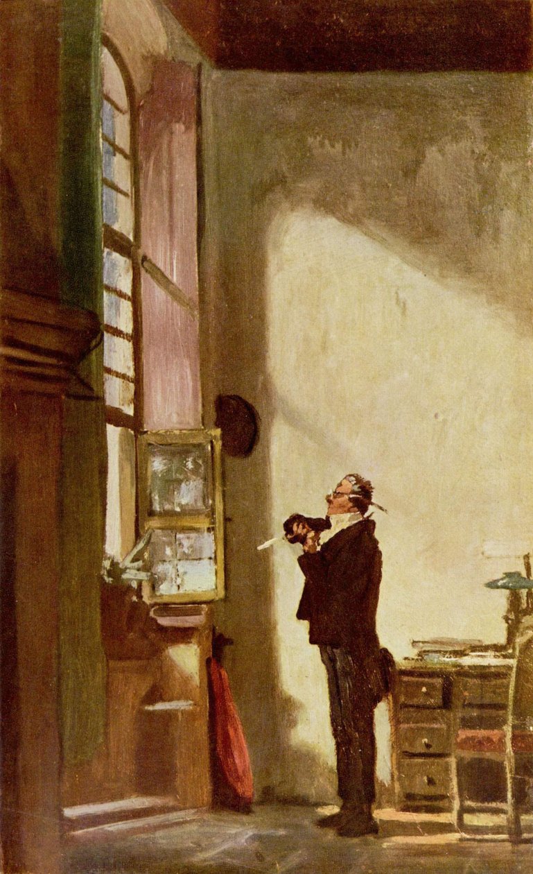 Az író alkotó: Carl Spitzweg