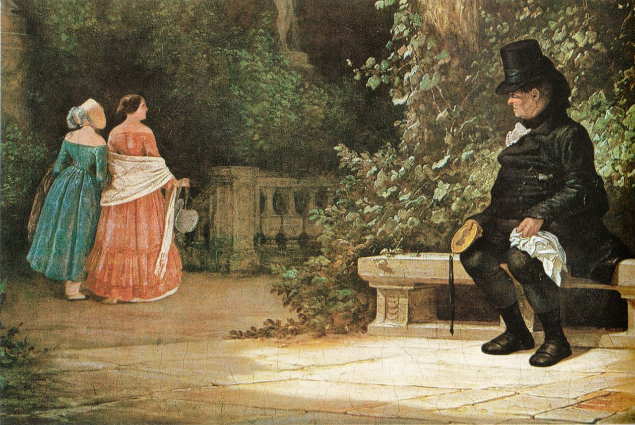 Az özvegyember alkotó: Carl Spitzweg