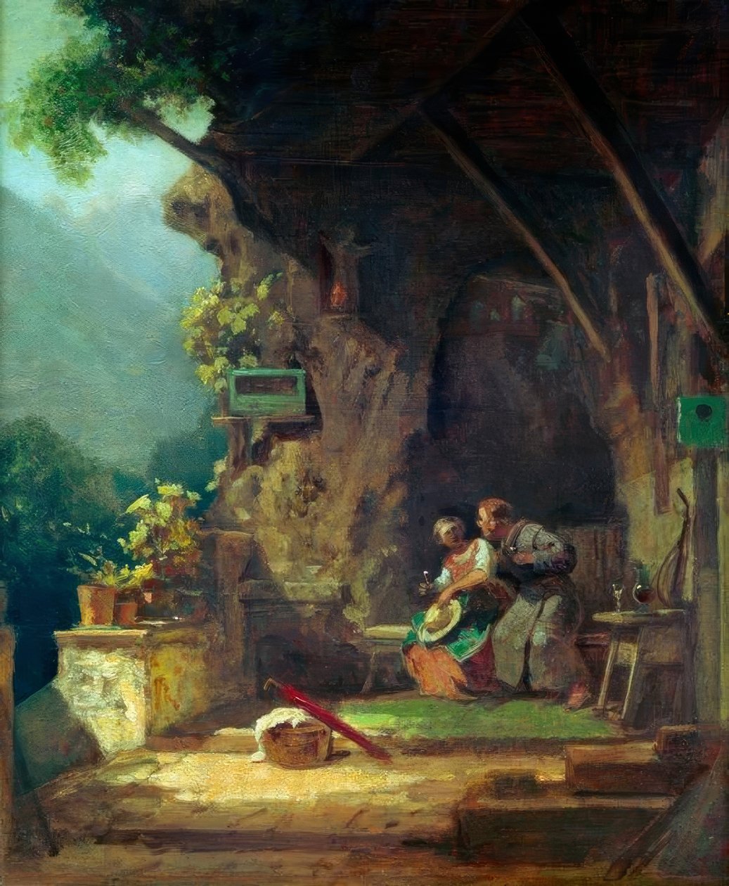 A szerelmes remete alkotó: Carl Spitzweg