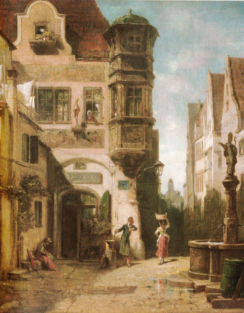 A szerelmes prózaíró alkotó: Carl Spitzweg