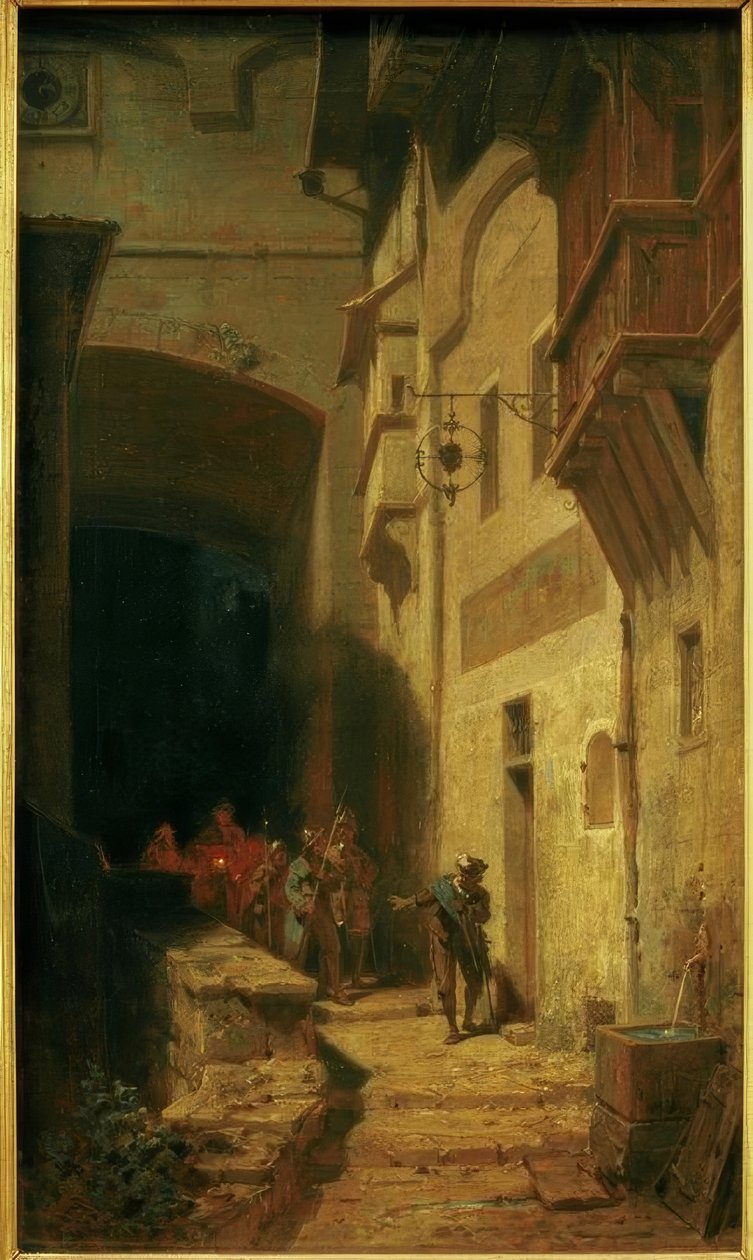 A Scharwache alkotó: Carl Spitzweg