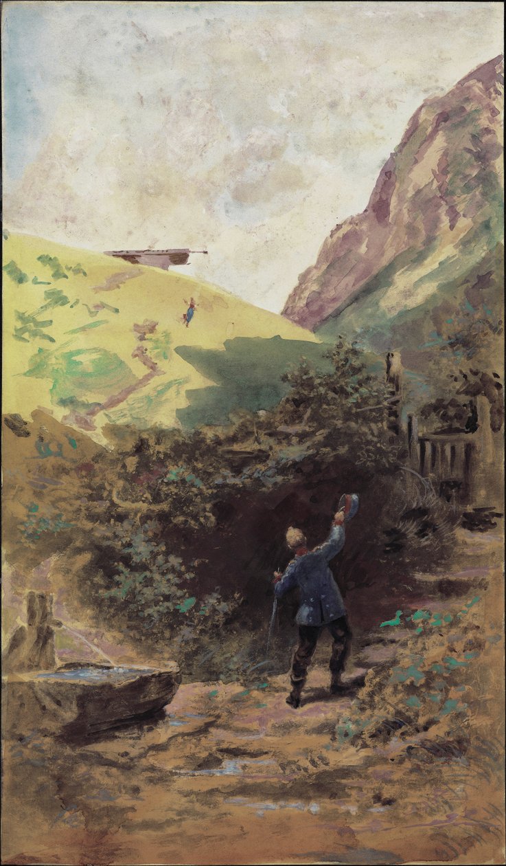 Hazatérés alkotó: Carl Spitzweg