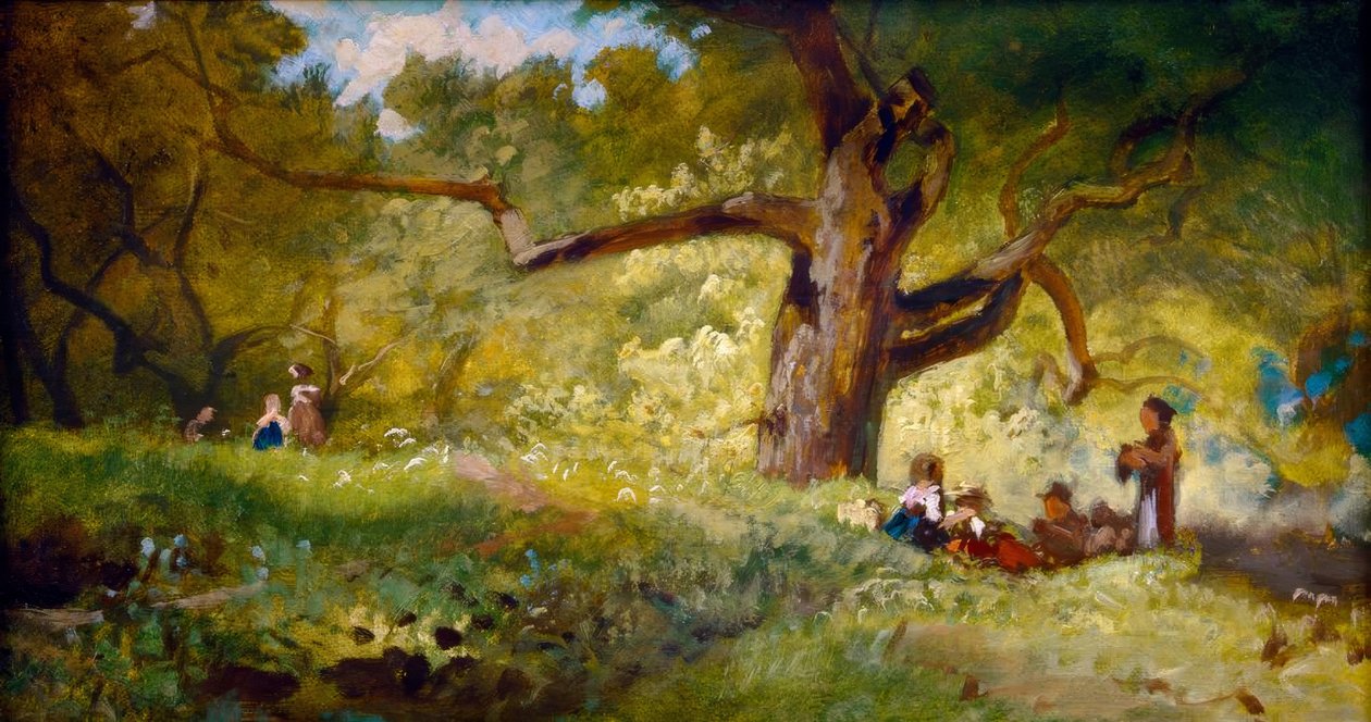 Az erdőben alkotó: Carl Spitzweg