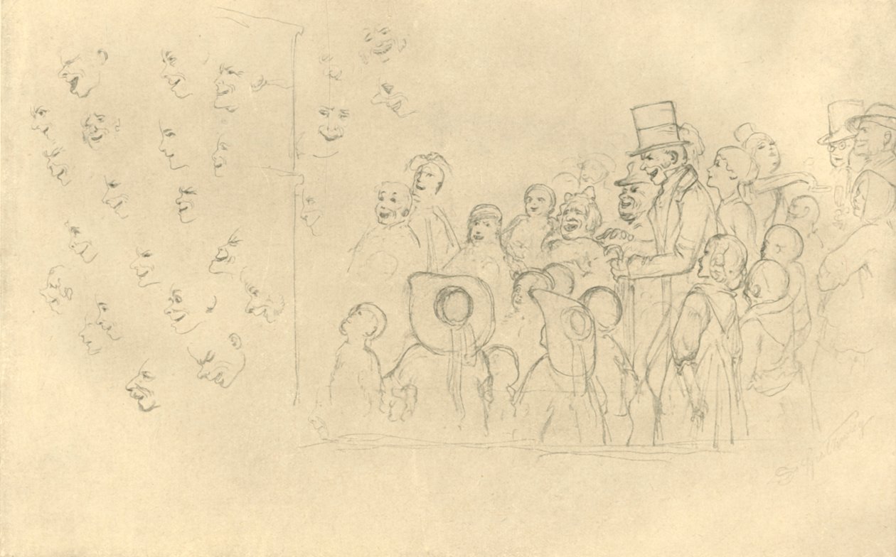 Kasperltheater II, 19. század közepe-vége, 1924. alkotó: Carl Spitzweg
