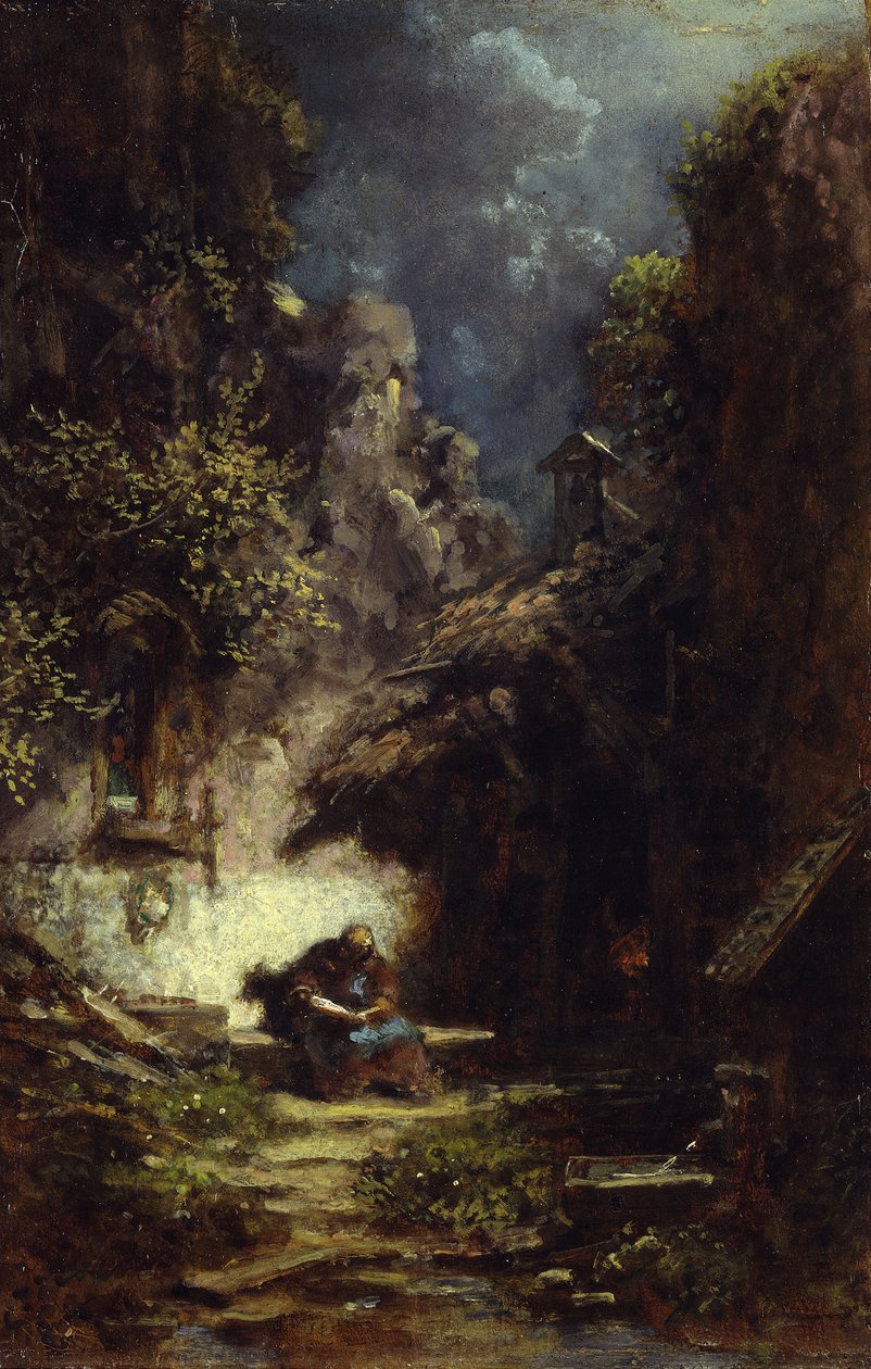 Olvasó remete alkotó: Carl Spitzweg