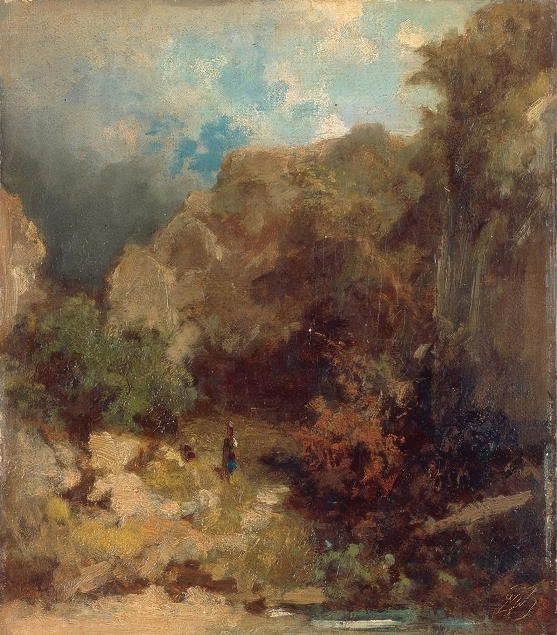 Lány az erdőben alkotó: Carl Spitzweg