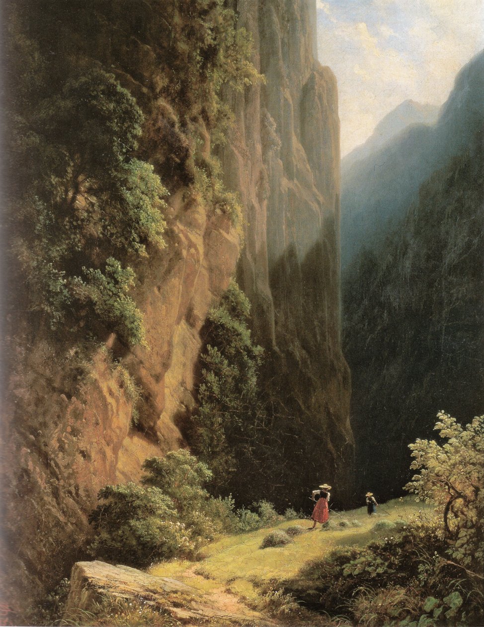 Kaszák a hegyekben alkotó: Carl Spitzweg