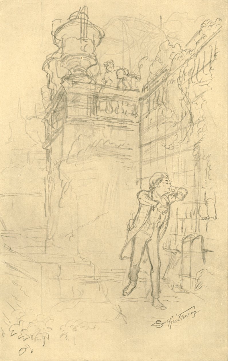 Malvolios Enkel, 19. század közepe-vége, 1924. alkotó: Carl Spitzweg