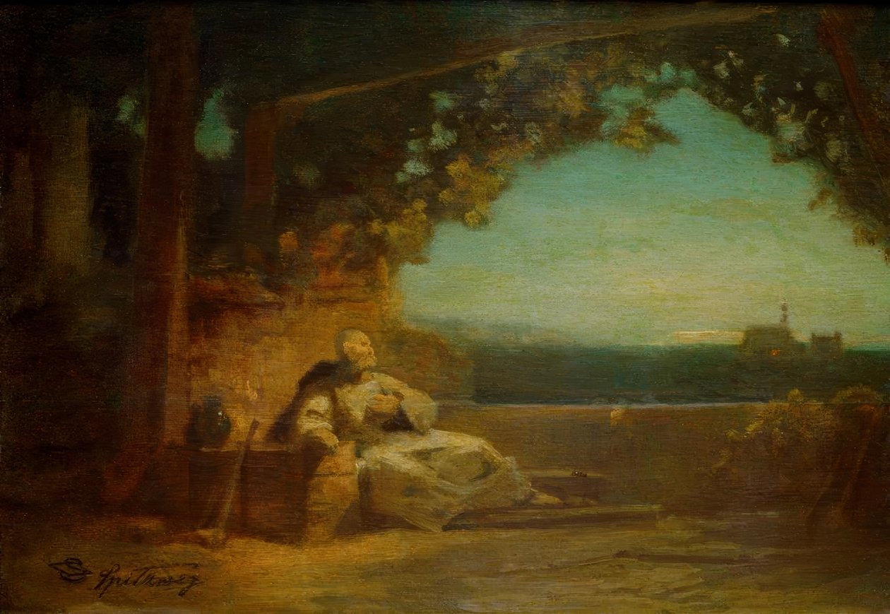 Toggenburg lovag alkotó: Carl Spitzweg