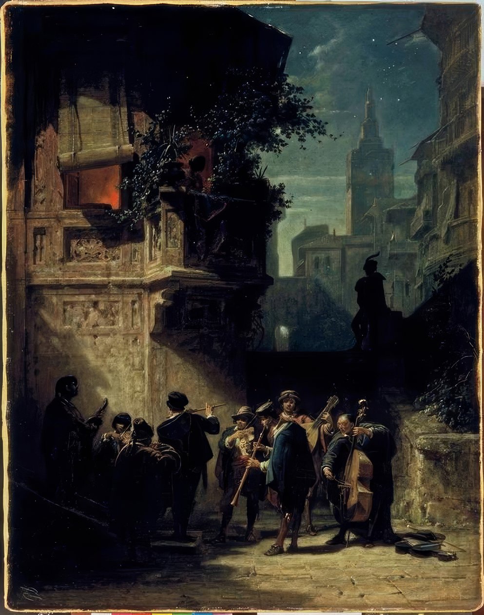 Spanyol szerenád alkotó: Carl Spitzweg