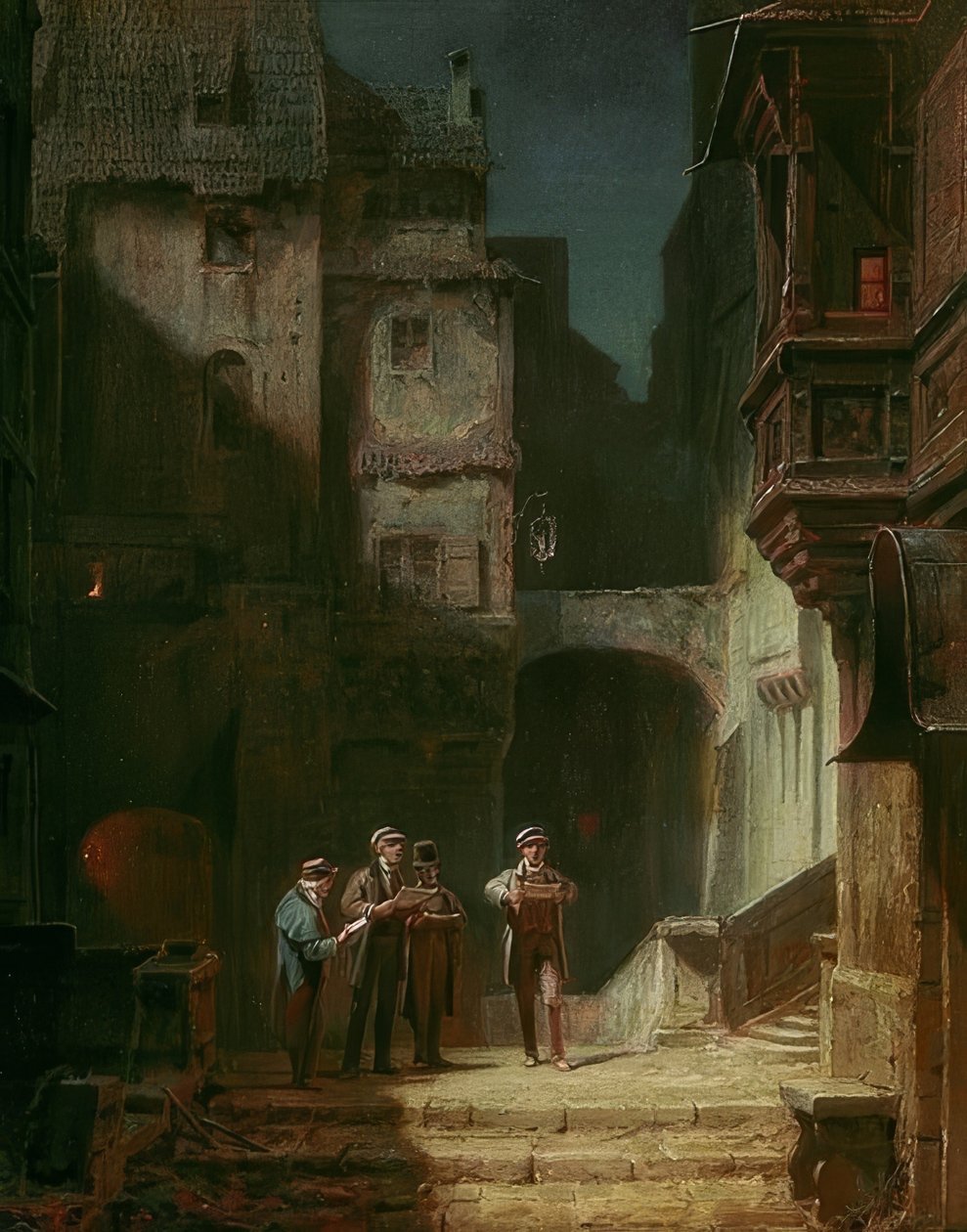 szerenád alkotó: Carl Spitzweg