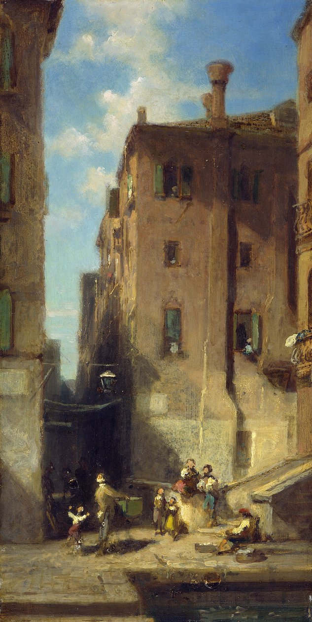 Utca Velencében alkotó: Carl Spitzweg