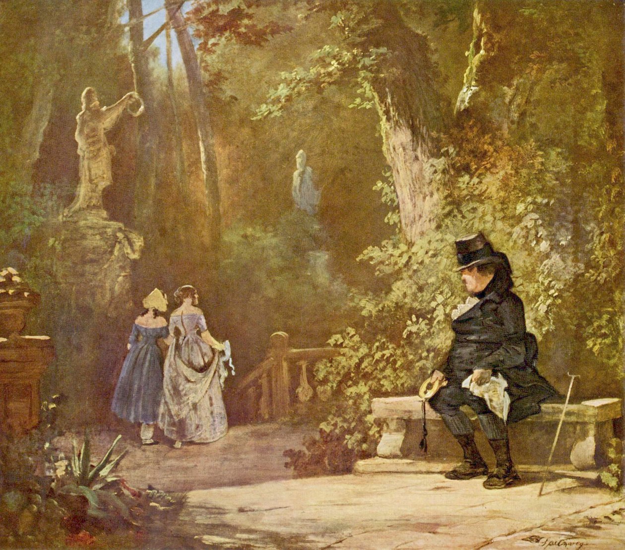 Az özvegyember alkotó: Carl Spitzweg