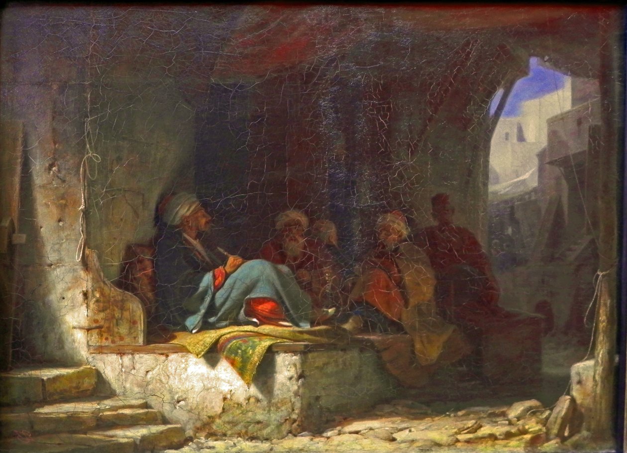 Törökök egy kávéházban alkotó: Carl Spitzweg