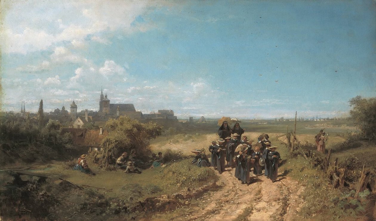 Séta az Intézettel alkotó: Carl Spitzweg