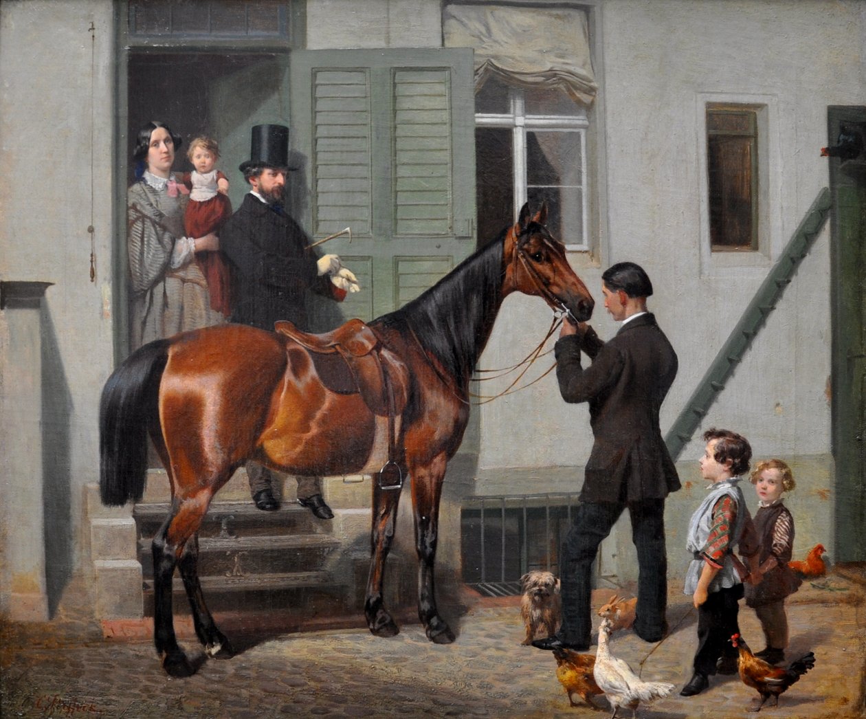 A művész lovaglása alkotó: Carl Steffeck