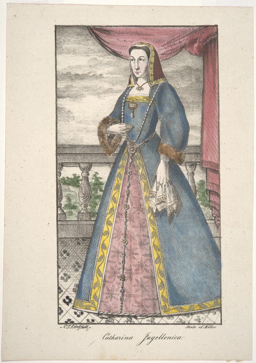 Catherine Jagellon alkotó: Carl Theodor Löwstädt