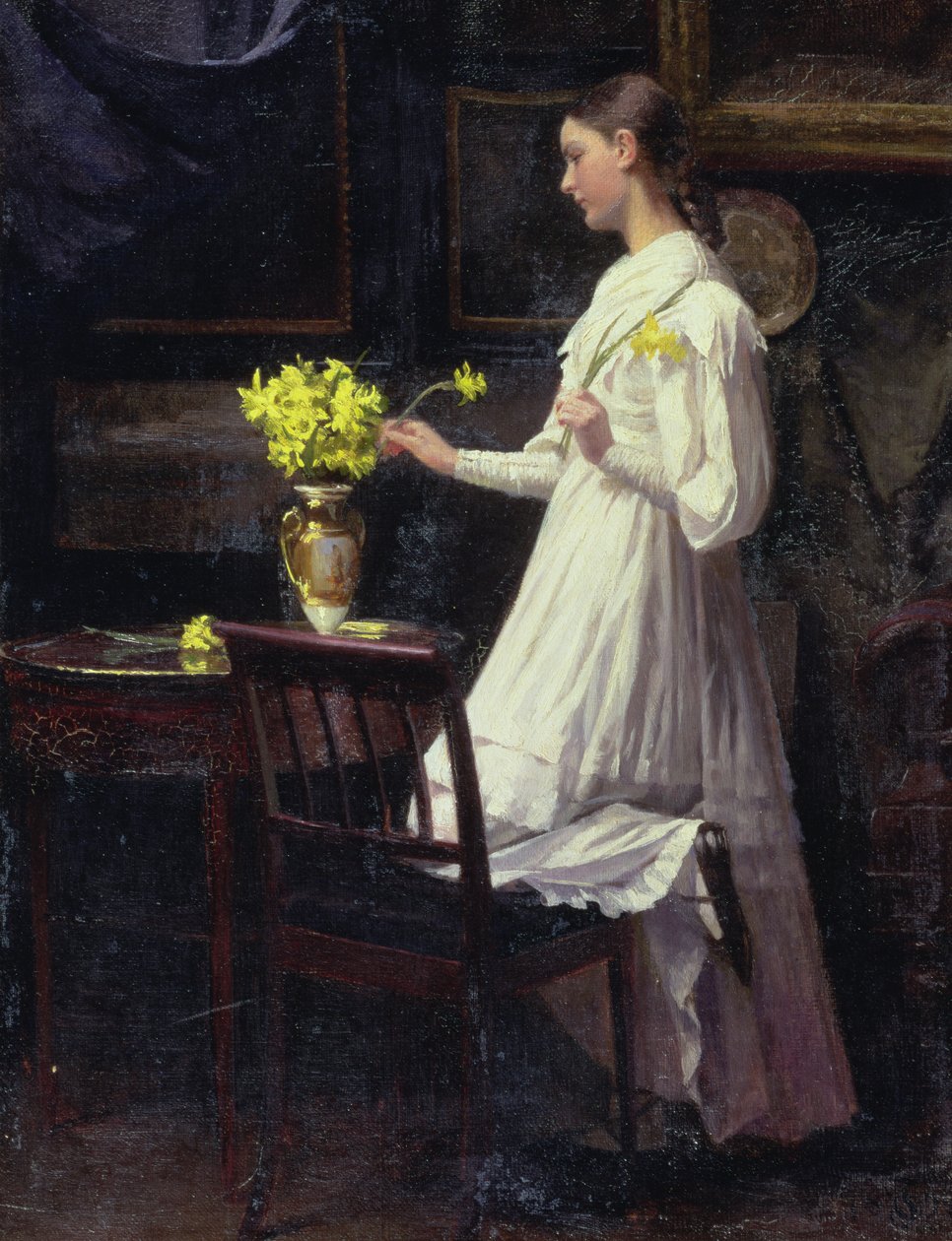 Nárciszok rendezése alkotó: Carl Thomsen