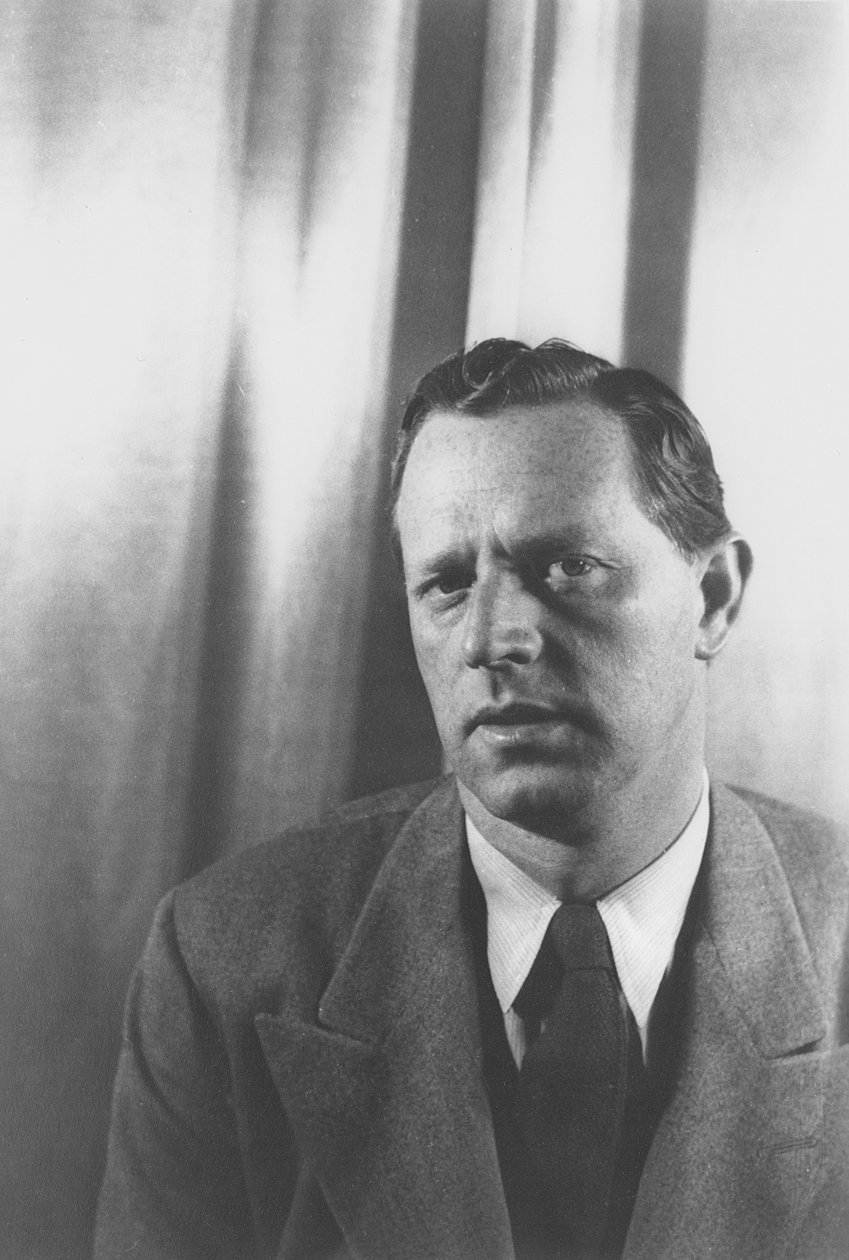 Erskine Caldwell (1903-87) 1938 (zselatinos ezüstnyomat) alkotó: Carl Van Vechten