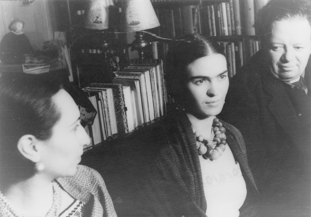 Frida Kahlo és Diego Rivera New York-i látogatása során alkotó: Carl Van Vechten