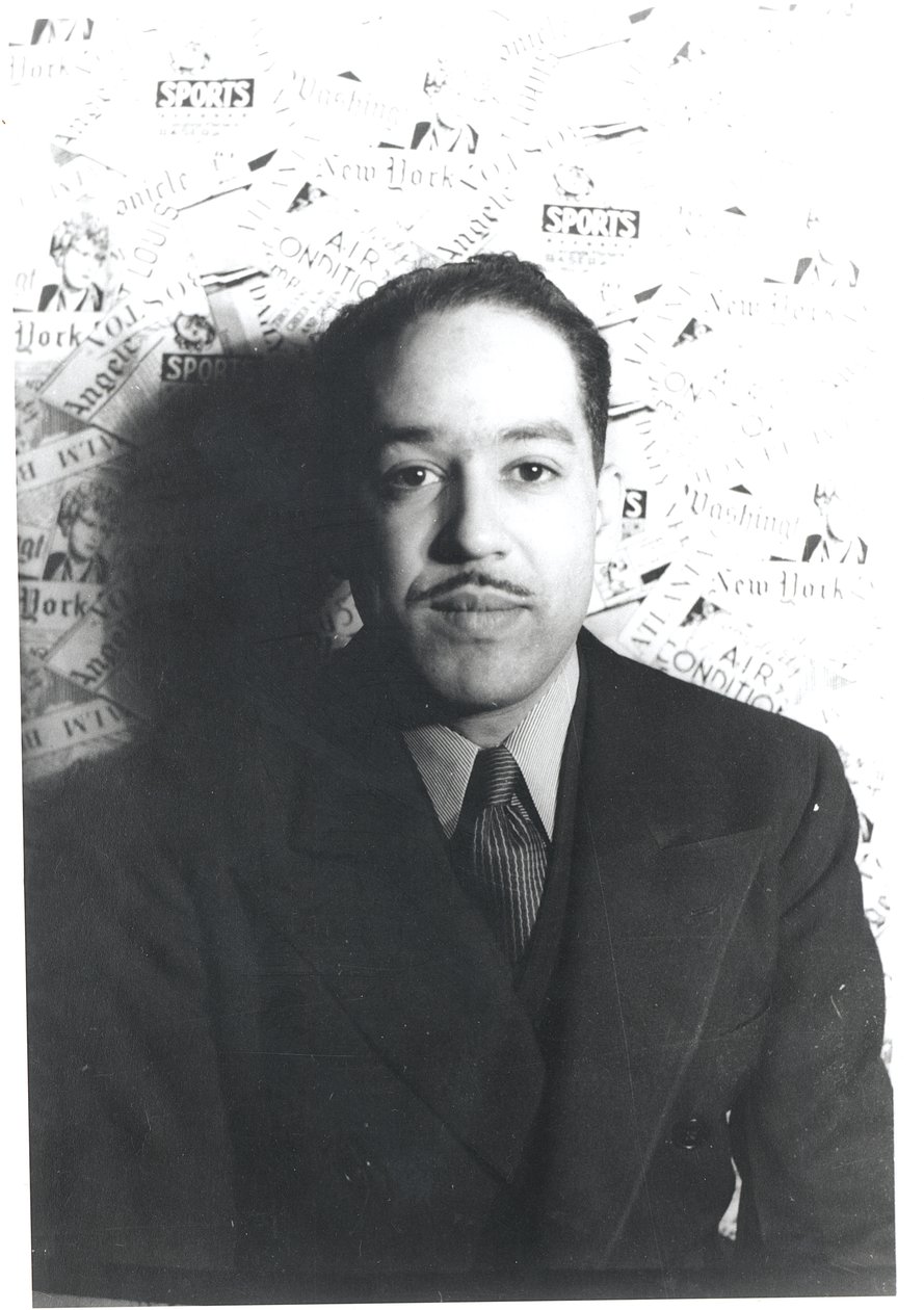 Langston Hughes (1902-67) 1936. február 29. (zselatinos ezüstnyomat) alkotó: Carl Van Vechten