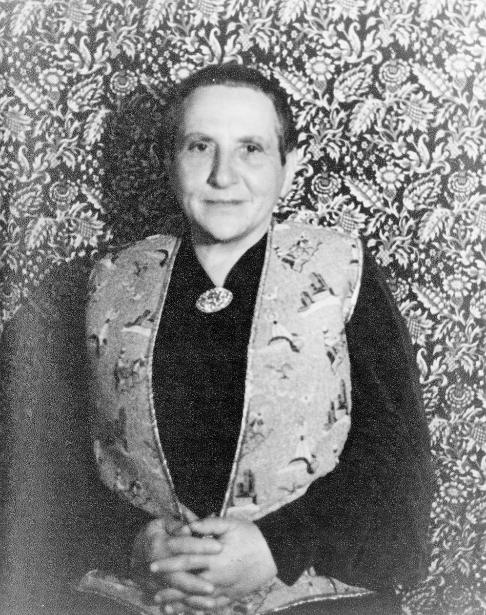 Gertrude Stein (1874-1946) portréja, New York alkotó: Carl Van Vechten