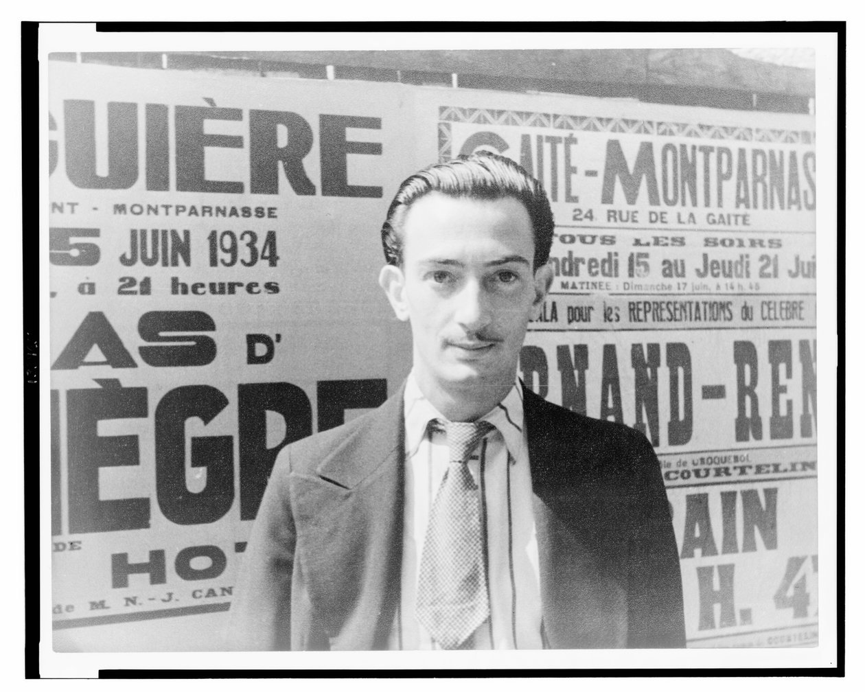 Salvador Dalí portréja, Párizs alkotó: Carl Van Vechten