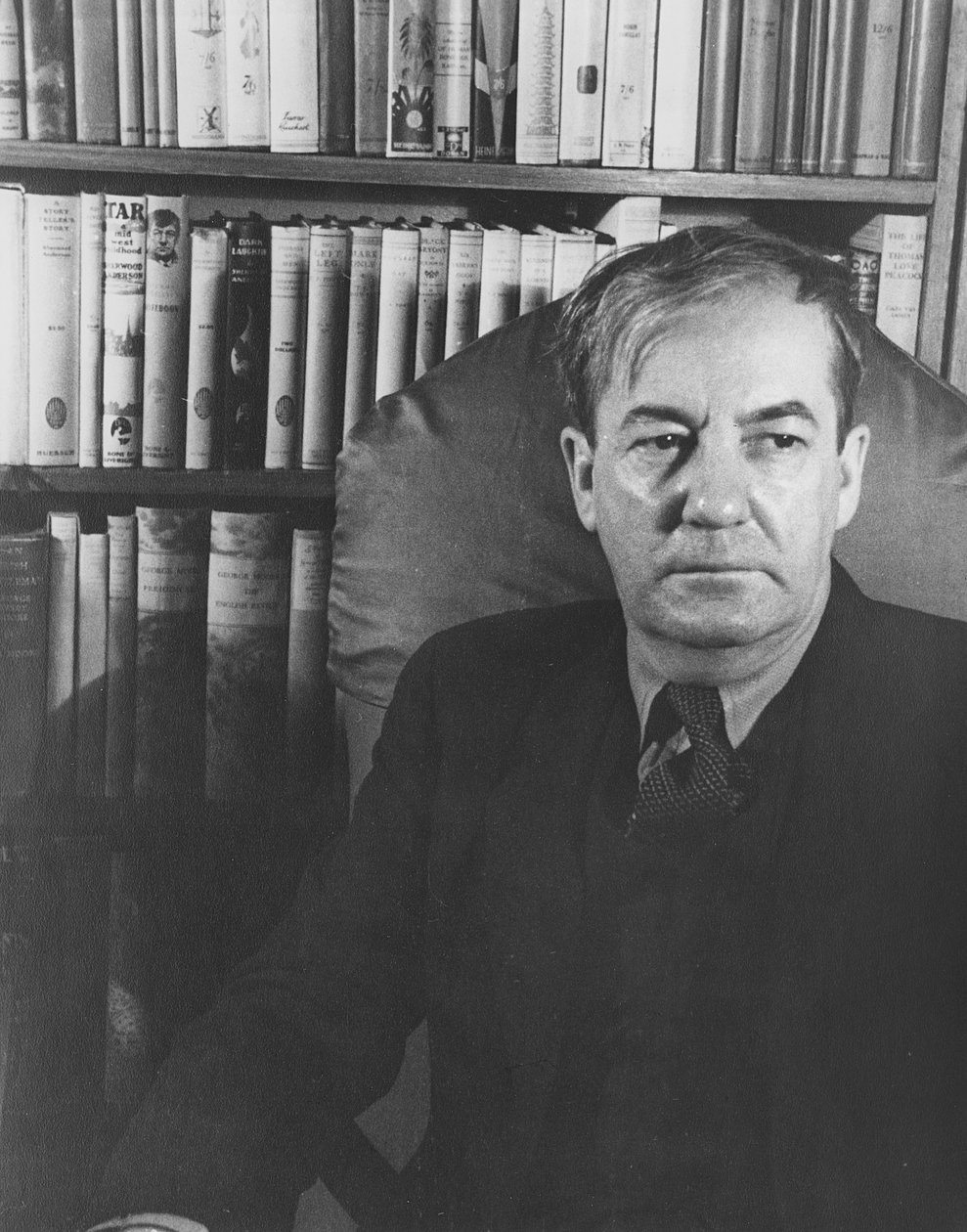Sherwood Anderson,1933 (zselatinos ezüstnyomat) alkotó: Carl Van Vechten
