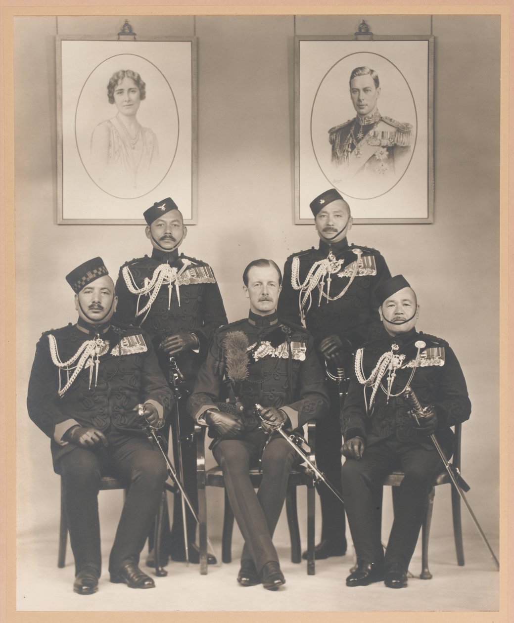 A király indiai rendi tisztjei alkotó: Carl Vandyk