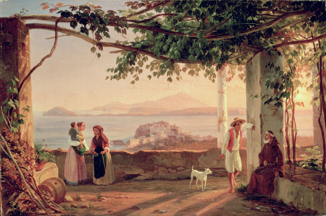Pozzuoli, 1831 körül alkotó: Carl Wilhelm Goetzloff