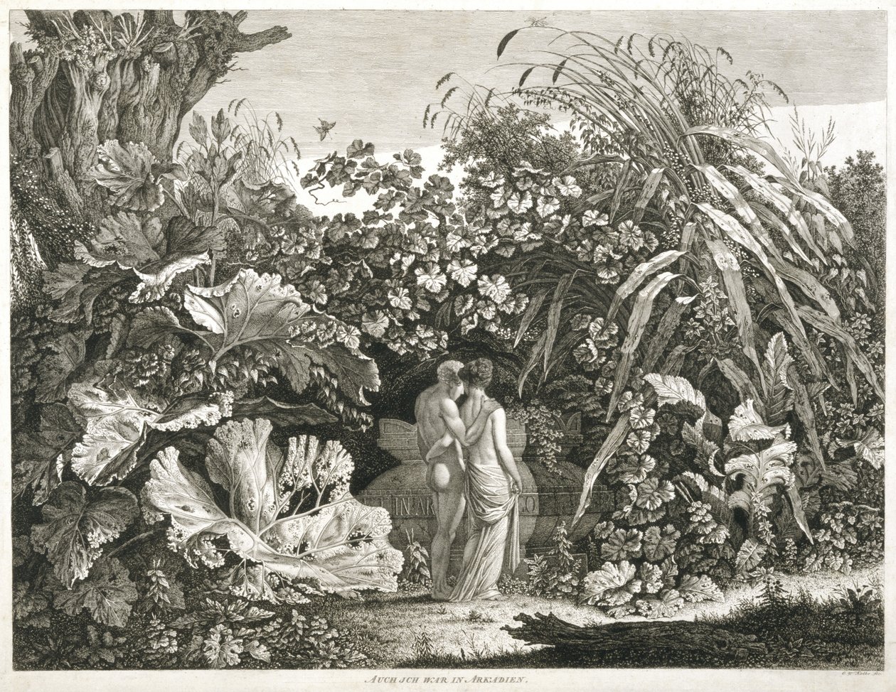 Én is voltam Arcadiában, 1801 alkotó: Carl Wilhelm Kolbe