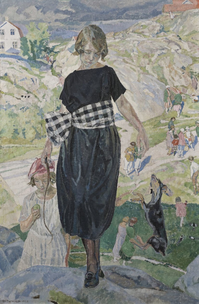 Ugró kutya, 1920 alkotó: Carl Wilhelm Wilhelmson