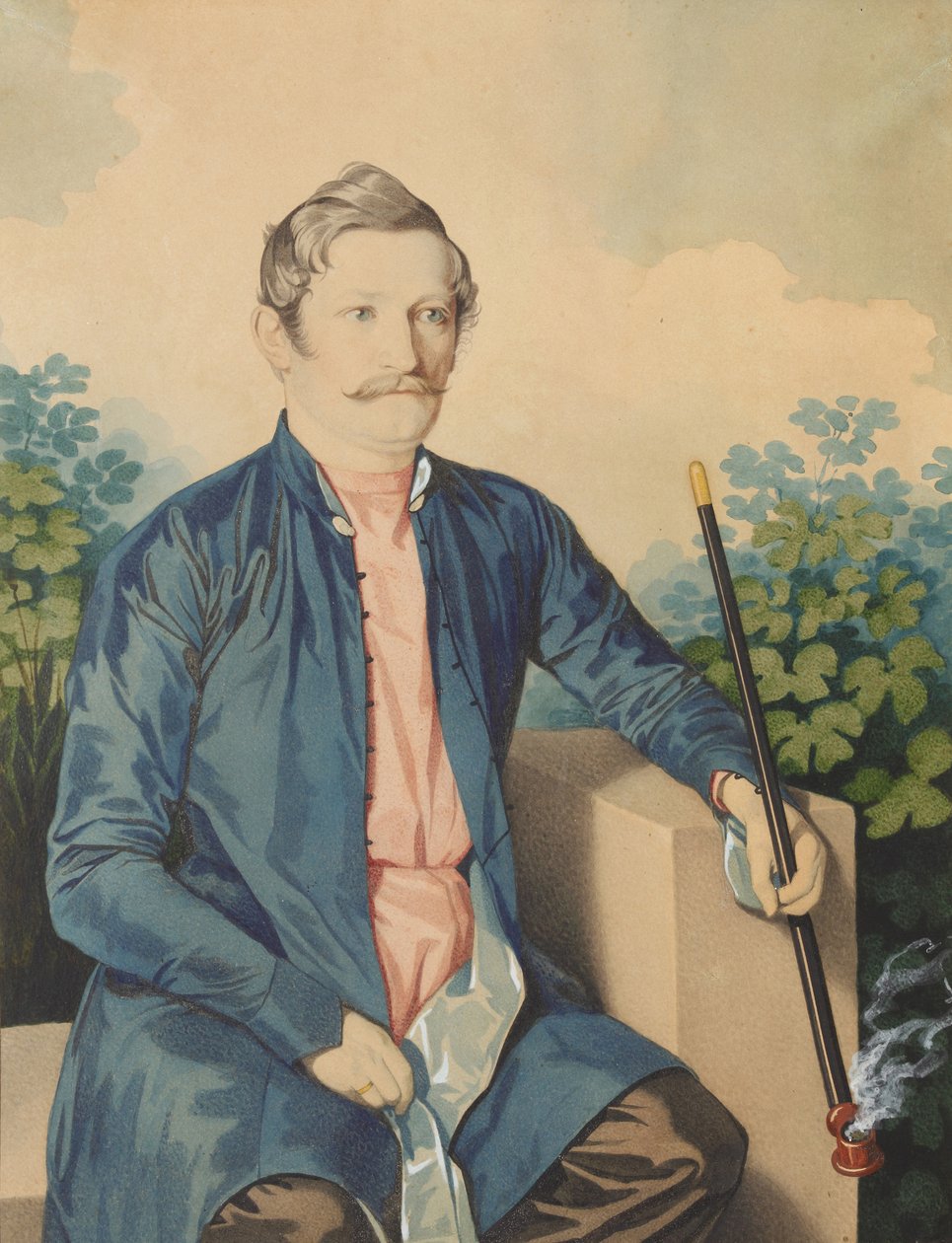 A.A. portréja Csizsov, c. 1846. alkotó: Carl von Hampeln