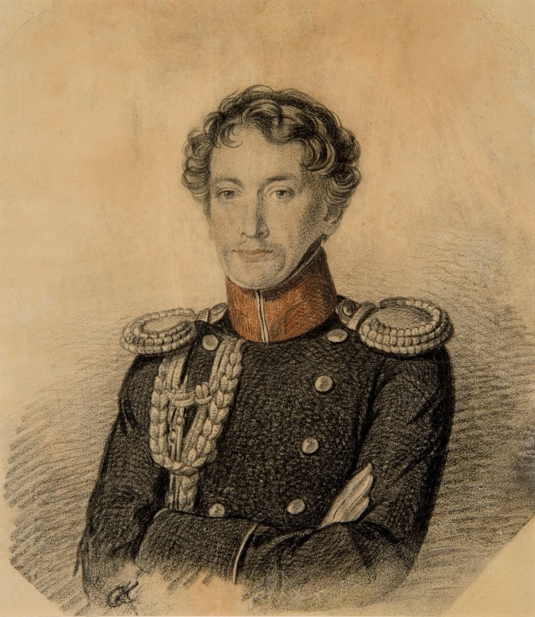 Alekszandr Ivanovics Dmitrijev-Mamonov portréja 1787-1836, 1820-as évek eleje. alkotó: Carl von Hampeln