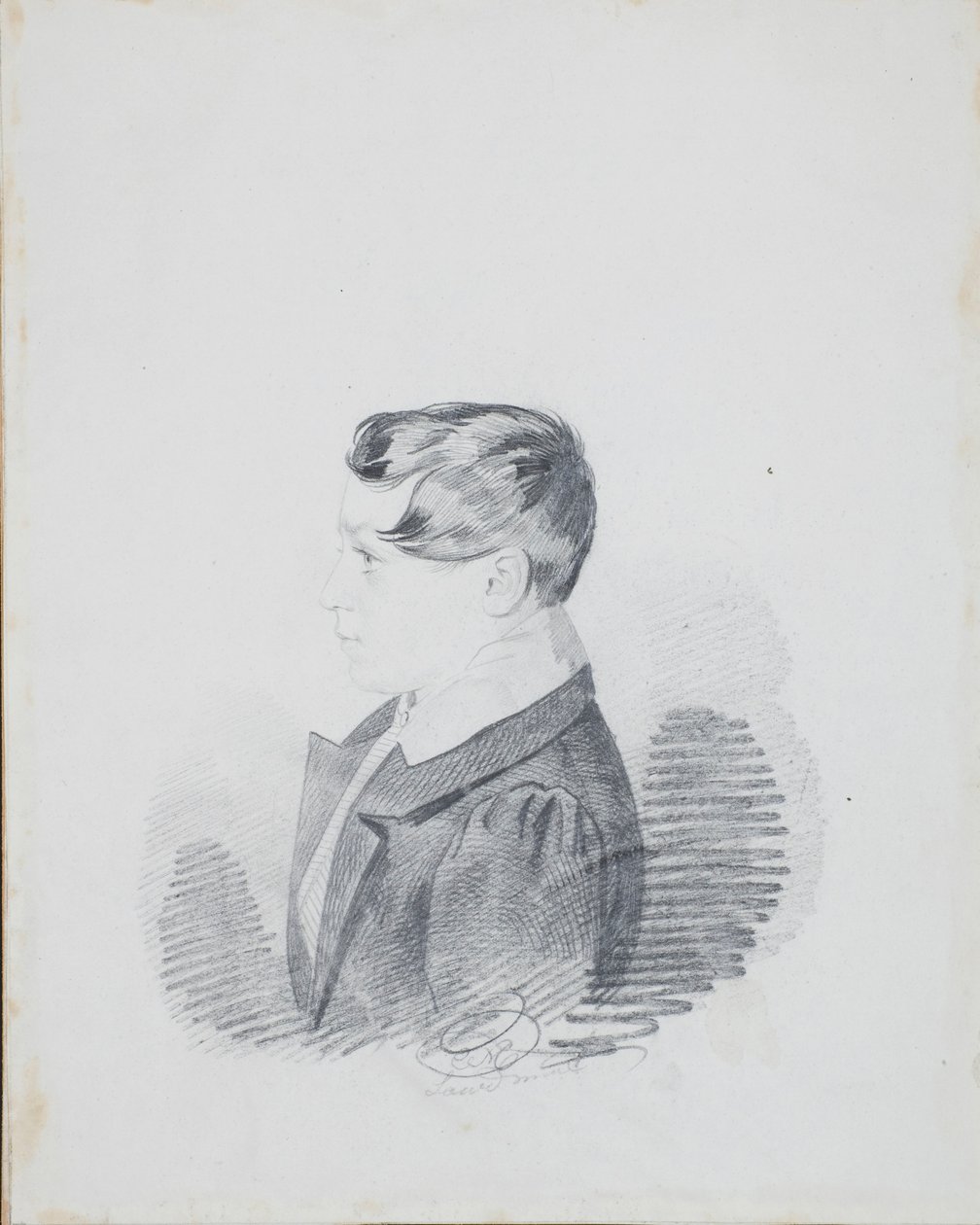Leonyid Mihajlovics Golicin gróf portréja 1806-1860, 1830-as évek. alkotó: Carl von Hampeln