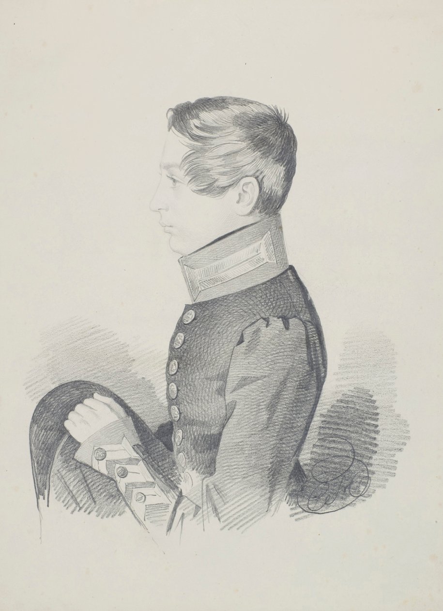 N. M. Golitsin gróf portréja, 1830-as évek. alkotó: Carl von Hampeln