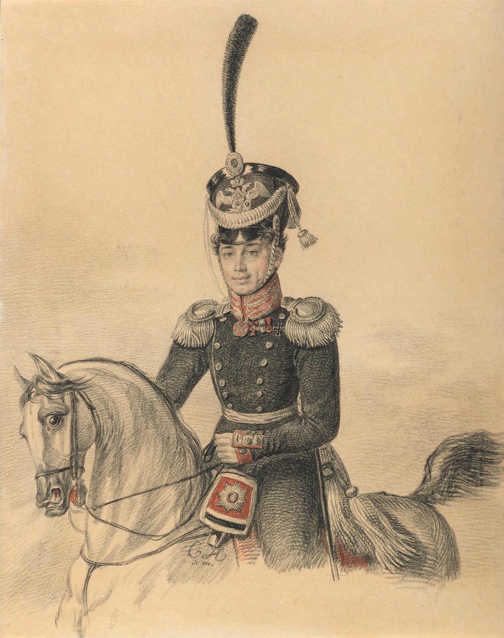 Nyikolaj Alekszandrovics Islenyev portréja 1785-1851, 1810-es évek vége. alkotó: Carl von Hampeln