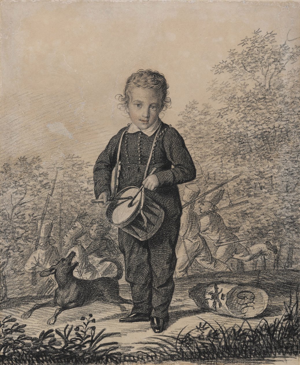 Timofey Korszakov portréja, 1820-as évek eleje. alkotó: Carl von Hampeln