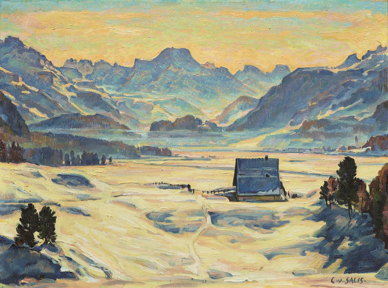 Champesch II (olaj, vászon) alkotó: Carl von Salis