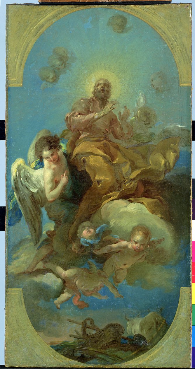 Szent Izidor nyilatkozata (560-636 körül) alkotó: Carle van Loo