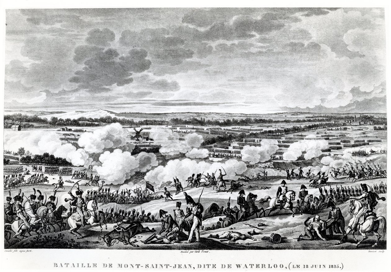 Waterloo-i csata, 1815. június 18 alkotó: Carle Vernet