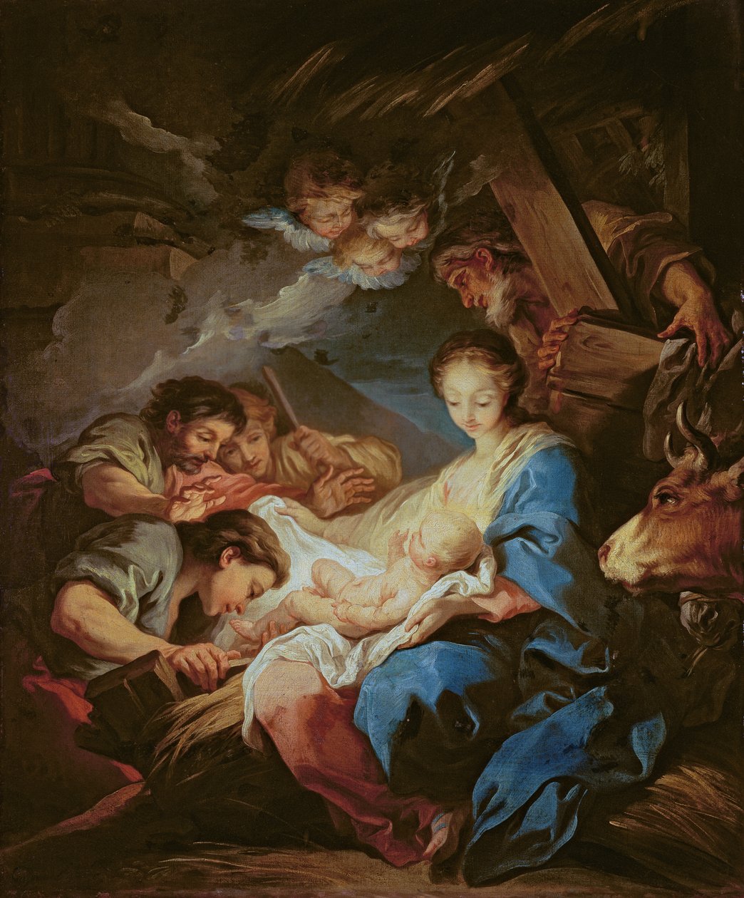 A Pásztorok imádata alkotó: Carle van Loo