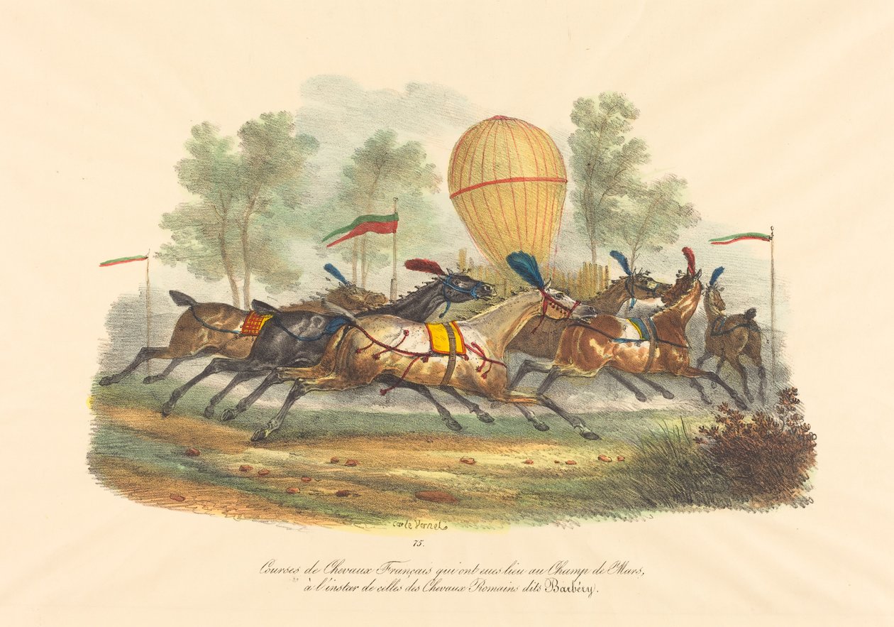 Francia versenylovak alkotó: Carle Vernet