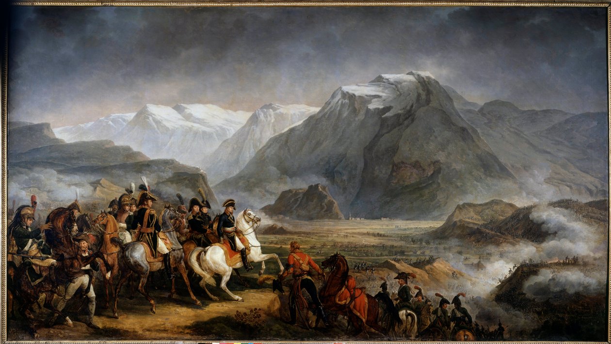 Napóleon Bonaparte tábornok (1769-1821) a rivoli csatában Antoine Carle Vernet (1758-1836) festménye 19. századi Boissy saint Leger, Chateau de Grosbois - Napóleon Bonaparte tábornok (1769-1821) a rivoli-i csata során. Antoine Charl festménye alkotó: Carle Vernet