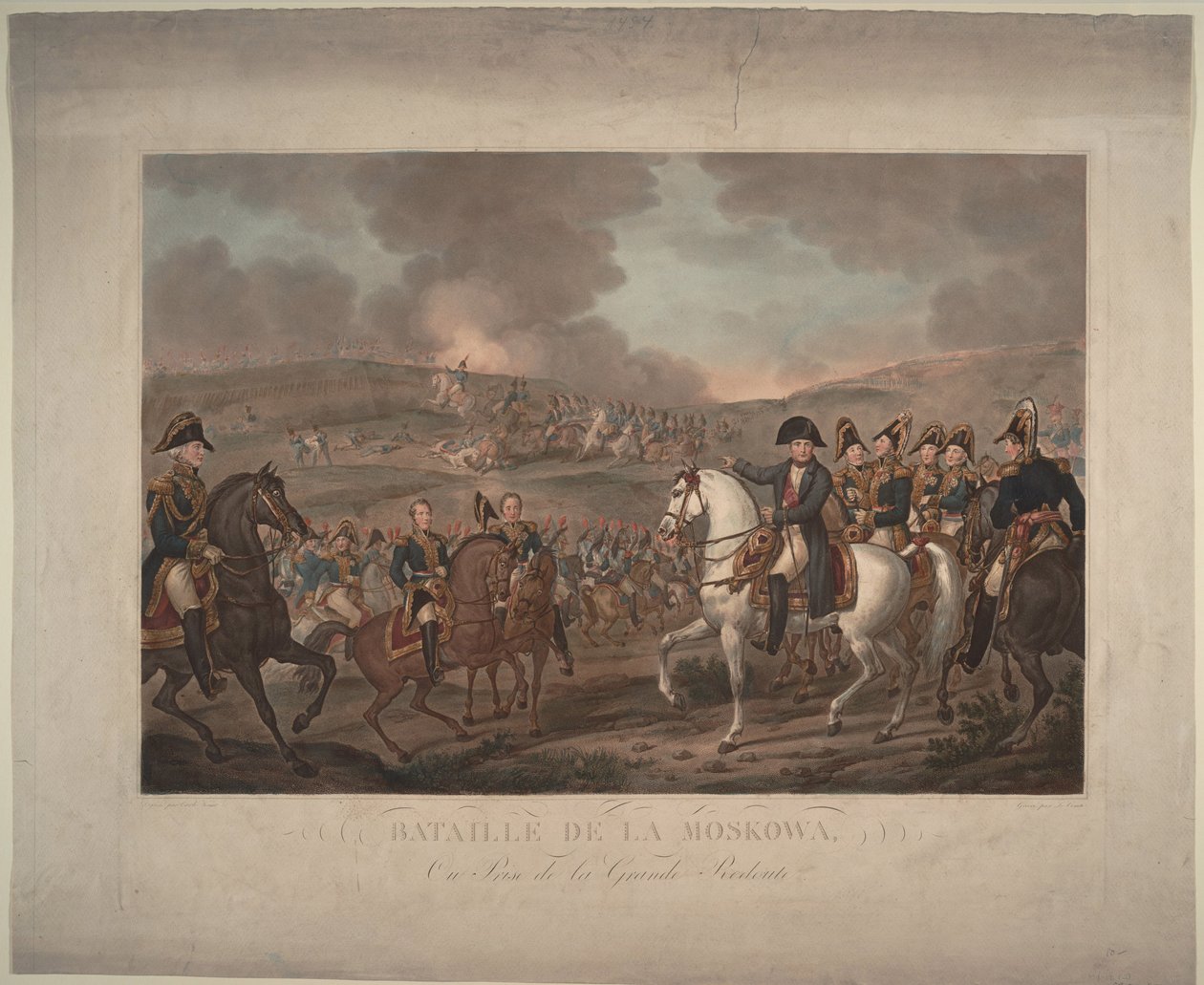 A borodinói csata 1825. augusztus 26-án alkotó: Carle Vernet