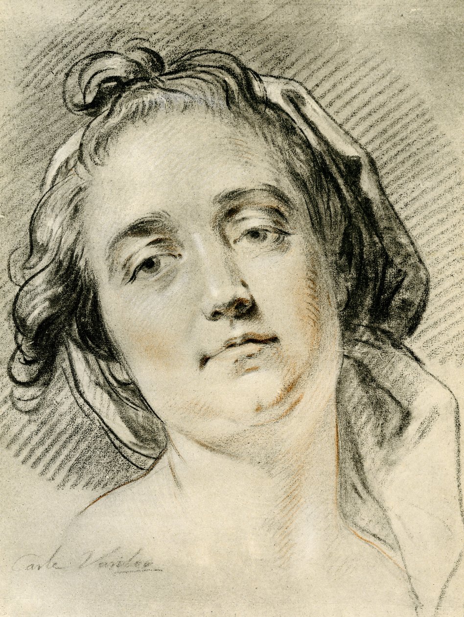 Fej tanulmány alkotó: Carle van Loo