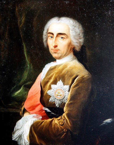 1. Bateman vikomt portréja (olaj, vászon) alkotó: Carle van Loo
