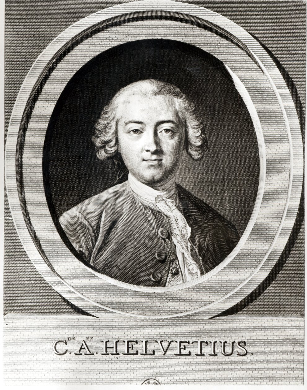 Claude Adrien Helvetius (1715-1771) francia filozófus portréja alkotó: Carle van Loo
